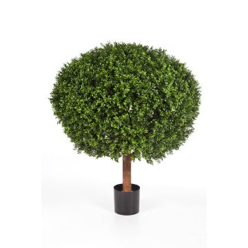 Artificial boxwood tree TOM, real trunk, 4ft/115cm, Ø 3ft/100cm