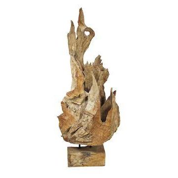 Teak root BESMA, natural, 5ft/150cm