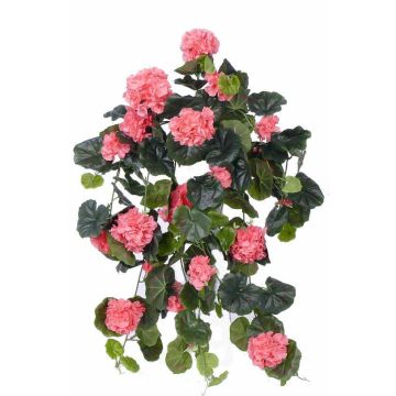 Artificial geranium ANTON on spike, pink, 26"/65cm, Ø 2"-3.1"/5-8cm