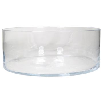 Fruit bowl VERA OCEAN made of glass, clear, 6"/15cm, Ø15"/39cm
