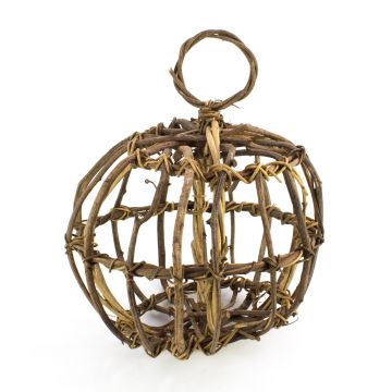 Decorative ball made of real wood GRAZY VINO, bound, natural brown, 12"/30cm, Ø 14"/35cm Decorative ball made of real wood GRAZY VINO, bound, natural brown, 12"/30cm, Ø 14"/35cm