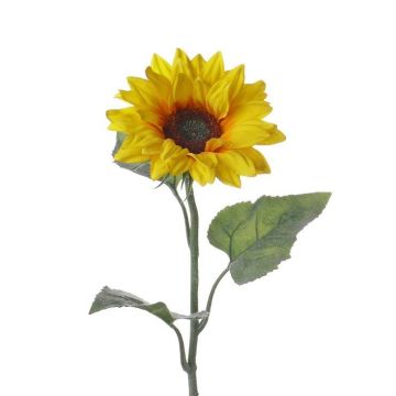 Artificial flower sunflower LUPITA, yellow, 31"/80cm, Ø 6.7"/17cm