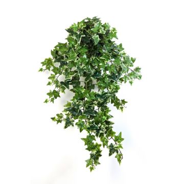 Artificial ivy vine LUKA, spike, green-white, 28"/70cm