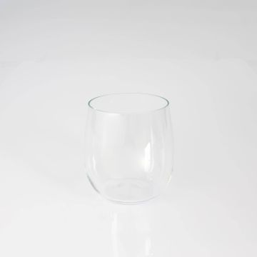 Storm light - glass vase EMMY, clear, 4.7" / 12cm, Ø 3.7" / 9,5cm