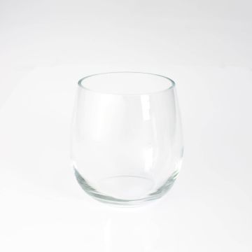 Storm light - glass vase EMMY, clear, 5.9" / 15cm, Ø 4.5" / 11,5cm