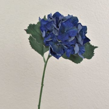 False flower Hydrangea GUNILLA, Eco Collection, royal blue, 24"/60cm, Ø4.7"/12cm