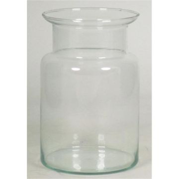 Lantern glass HANNA OCEAN, clear, 7"/19cm, Ø5.7"/14,5cm