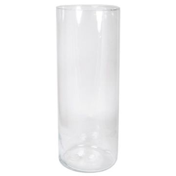 Cylindrical glass vase SANYA OCEAN, clear, 20"/50cm, Ø7"/19cm