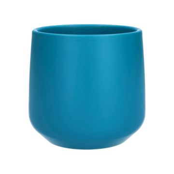 Ceramic planter ZIOKA, matt-terracotta, 5.3"/13,5cm, Ø5.7"/14,5cm