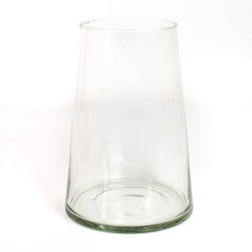 Flower vase / tapered glass vase MAX, clear, 9.5"/24cm, Ø4.5/11,5cm