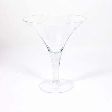 Martini glass XXL SACHA AIR, clear, 12"/30cm, Ø 10"/25cm