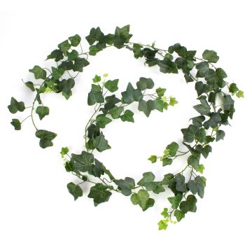 Decorative ivy garland TILL, crossdoor, green, 7ft/205cm