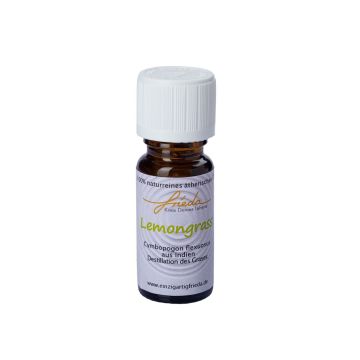 Natural essential oil ROMERO, Lemongrass, 10ml, 2.8"/7cm, Ø 0.9"/2,3cm