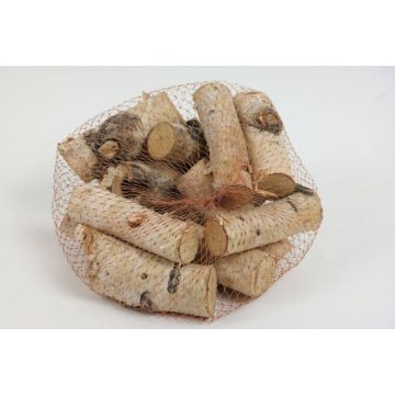 Pieces of birch wood BÖRGE, natural, 2.6"/6,5cm, Ø 0.8"-1.6"/2-4cm