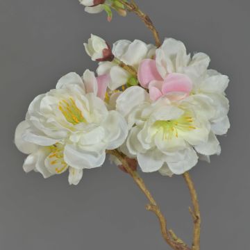 Decorative magnolia branch ANJULI, cream, 3ft/105cm
