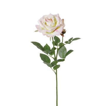 Decorative rose JANINE, pale pink, 28"/70cm, Ø 4.7"/12cm