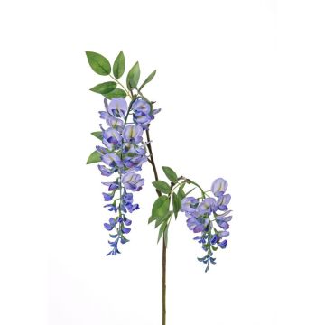 Artificial wisteria twig NEZUMI, flowering, blue, 3ft/105cm