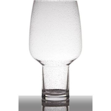 Floor vase of glass GRACIE, cylinder/round, clear, 14"/36cm, Ø8"/19,5cm