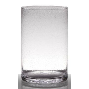 Floor vase of glass SANUA, cylinder/round, clear, 12"/30cm, Ø7"/19cm