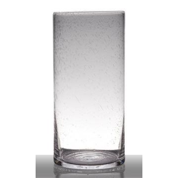 Floor vase of glass SANUA, cylinder/round, clear, 16"/40cm, Ø7"/19cm