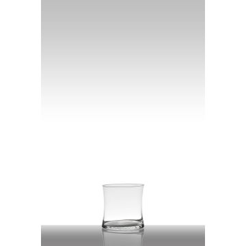 Table light glass DENNY, hourglass, clear, 4.7"/12cm, Ø4.7"/12cm