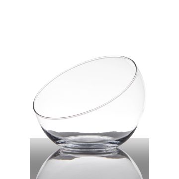 Sweet jar NELLY EARTH, ball/round, clear, 7"/17cm, Ø3.7"/9,5cm/Ø8"/20cm