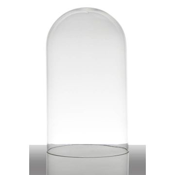 Glass cover / glass bell ADELINA, cylinder/round, clear, 11"/28cm, Ø6"/16,5cm