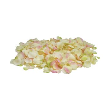 Artificial rose petals MEGGIE, 500 pieces, yellow-pink, 1.6"x1.6"/4x4cm