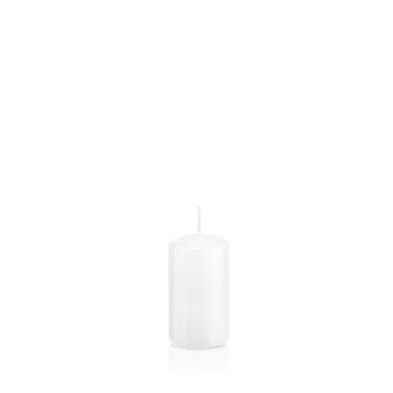 Votive candle / Pillar candle MAEVA, white, 3.1"/8cm, Ø1.6"/4cm, 12h - Made in Germany