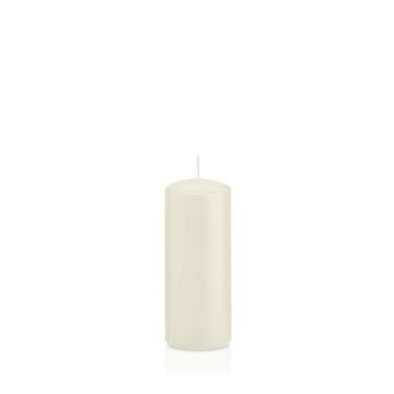 Votive candle / Pillar candle MAEVA, ivory, 4.7"/12cm, Ø2"/5cm, 28h - Made in Germany