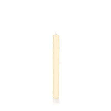 Dinner candle / Tapered candle TARALEA, cream, 10"/25cm, Ø2,3cm, 14h - Made in Germany