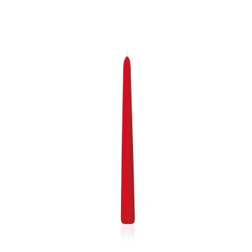 Table candle / Household candle PALINA, red, 12"/30cm, Ø1"/2,5cm, 13h - Made in Germany