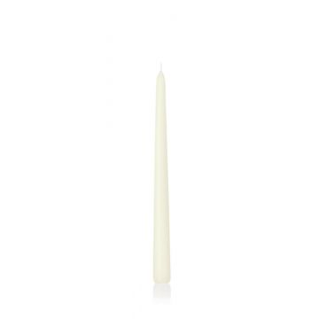 Table candle / Household candle PALINA, ivory, 12"/30cm, Ø1"/2,5cm, 13h - Made in Germany