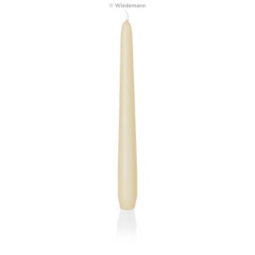 Table candle / Household candle PALINA, cream, 8"/20cm, Ø0.8"/2cm, 5h - Made in Germany