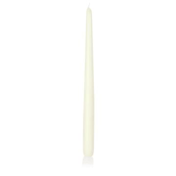 Table candle / Household candle PALINA, ivory, 16"/40cm, Ø1"/2,5cm, 15,5h - Made in Germany