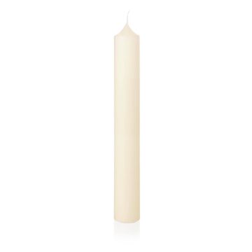 Chimney candle / Altar candle FRANZISKA, ivory, 24"/60cm, Ø 3.1"/8cm, 274h - Made in Germany