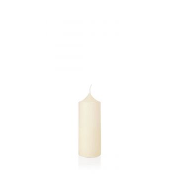 Chimney candle / Altar candle FRANZISKA, ivory, 10"/25cm, Ø 3.9"/10cm, 207h - Made in Germany
