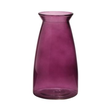 Flower vase TIBBY made of glass, berry-clear, 23,5cm, Ø12,5cm