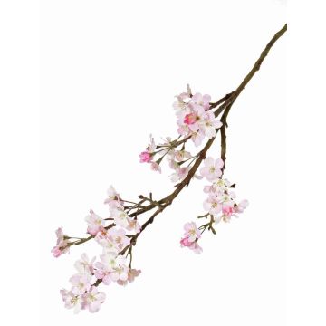 Decorative apple blossom branch LINDJA, flowering, pink, 3ft/105cm