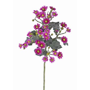Fake flower feverfew FEMKE, violet, 24"/60cm, Ø 0.6"-0.8"/1,5-2cm