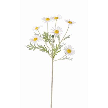 Artificial daisy LEONIA, white, 24"/60cm, Ø 2"/5cm