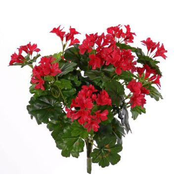 Decorative geranium BERENIKE on spike, crossdoor, red, 16"/40cm, Ø 2"-3.1"/5-8cm