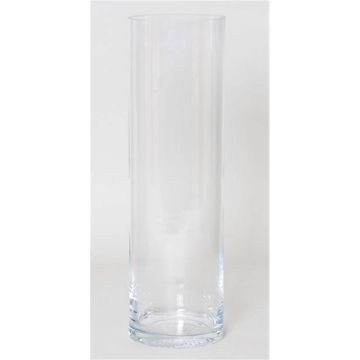 Floor vase SANSA OCEAN, cylinder/round, clear, 20"/50cm, Ø6"/15cm