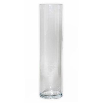 Floor vase SANSA OCEAN, cylinder/round, clear, 24"/60cm, Ø6"/15cm