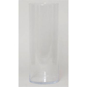 Floor vase SANYA OCEAN, cylinder/round, clear, 20"/50cm, Ø7"/19cm 