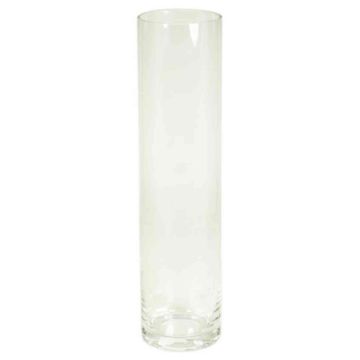 Flower vase SANSA OCEAN, cylinder/round, clear, 16"/40cm, Ø4"/10cm 