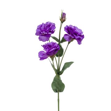 Textile flower Lisianthus JENO, violet, 28"/70cm