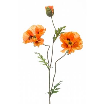 Decorative poppy LOPEZ, orange, 3ft/90cm
