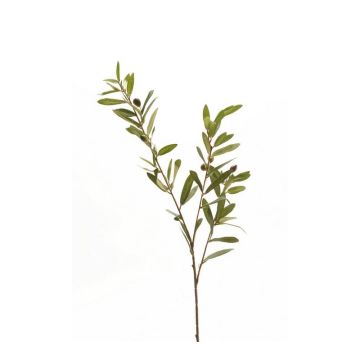 Artificial olive branch PARKER with fruits, 31"/80cm