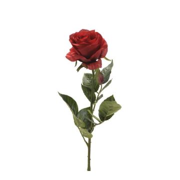 Silk rose BRINA, red, 28"/70cm